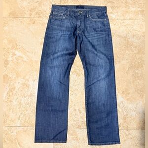Lucky Brand Men's Straight Jeans in Dark Blue Denim